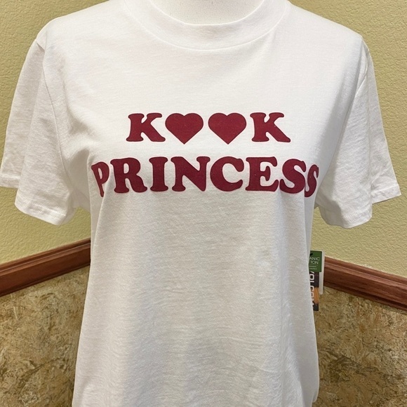 Volcom NWT T Shirt Outer Banks X Netflix OBX Womens Tee White Kook Princess Med - Picture 3 of 8